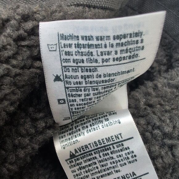 Carhartt Jacket Men's XL Hooded J284 BLK Sherpa Work Black Chore Coat - Picture 13 of 13